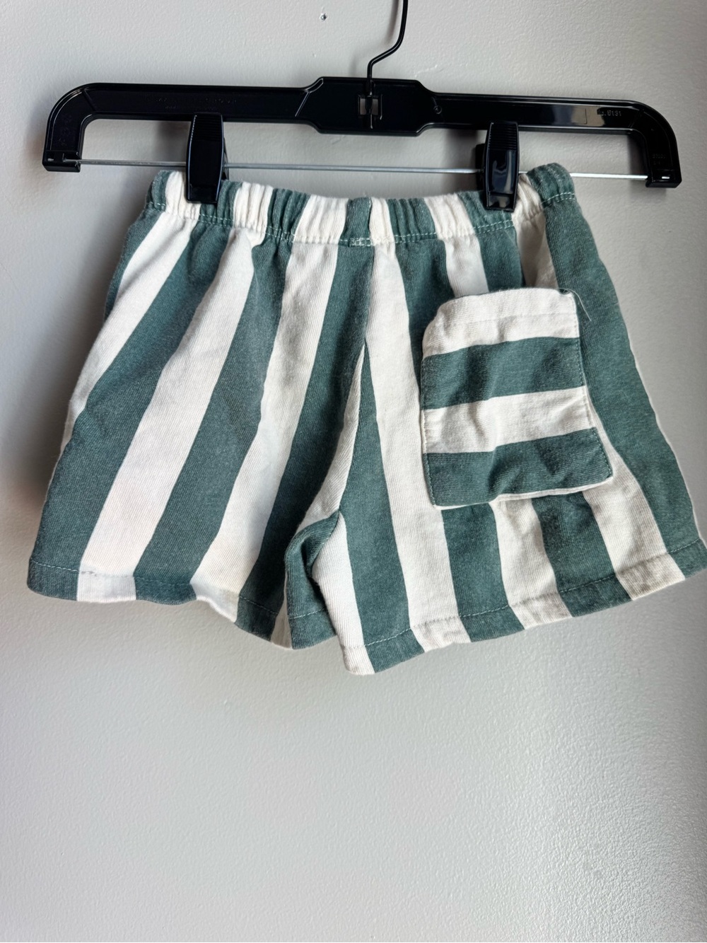 Zara Stripe Shorts 18-24M Y2K Euro Summer Scandi Coastal Beach Resortwear Cotton - Picture 4 of 7